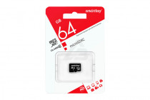 Флеш-карта microSDHC 64Gb Smart Buy 10 class - 1